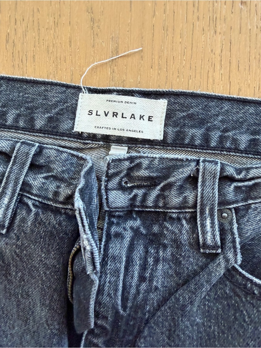 SLVRLAKE Women’s Washed Black Slim Jeans